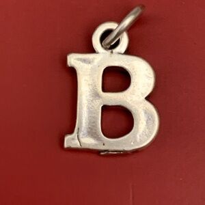 .925 Letter B Sterling Silver Jewelry Charm #alphabet #teacher #B